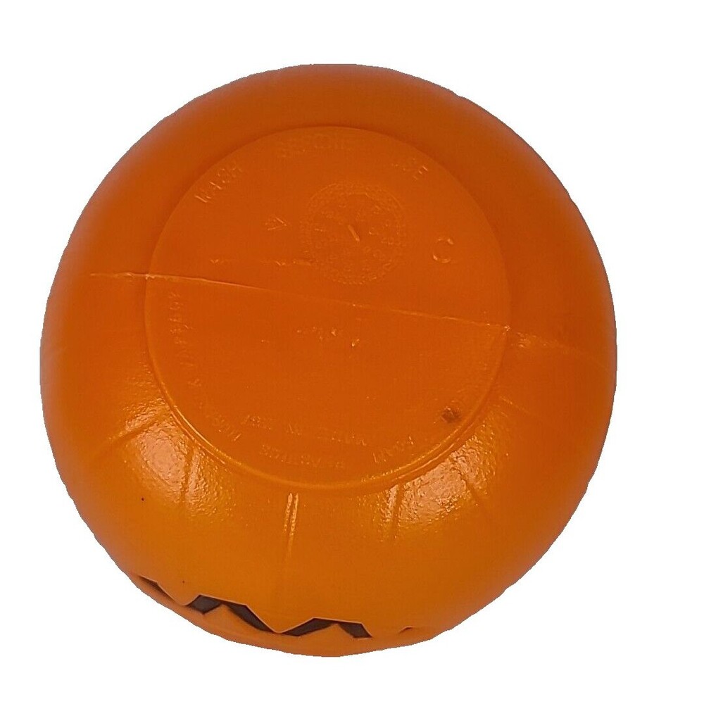 Jack-O-Lantern 8" Halloween Bucket for Trick Or Treat - Blow Mold - Made In USA - Picture 6 of 8